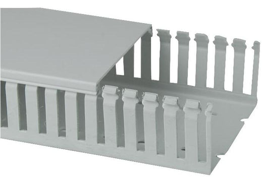 PRO POWER GF-DIN-SH-A7/5 50/10 HALOGEN FREE OPEN SLOT CABLE TRUNKING 50 X 100MM