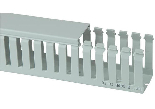 PRO POWER GF-DIN-SH-A7/5 50/37 HALOGEN FREE OPEN SLOT CABLE TRUNKING 50X37.5MM