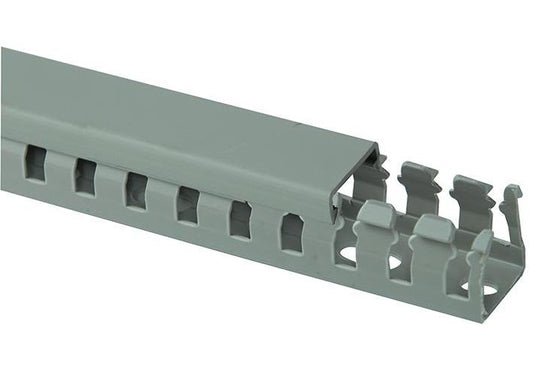 PRO POWER - GFG-DIN-A7 25X25MM - 25 X 25 RAL 7030 TRUNKING PACK OF 4 X 2 METRES