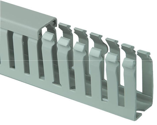 PRO POWER - GFG-DIN-A7/5 25X50 - 25X50 RAL 7030 TRUNKING PACK OF 4 X 2 METRES