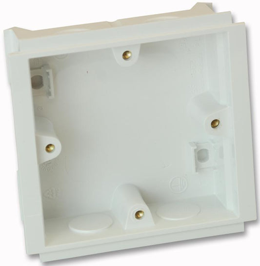 MK (ELECTRIC) - VTS/6025 WHI - 1 GANG BACK BOX - 25MM