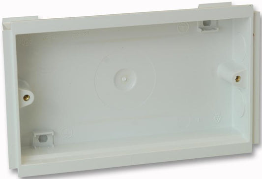MK (ELECTRIC) - VTS/7025 WHI - 2 GANG BACK BOX - 25MM