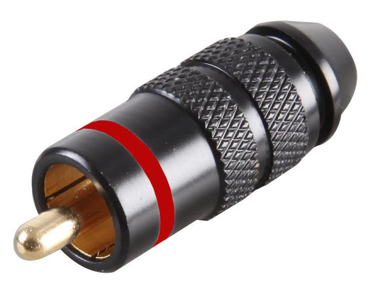 PRO SIGNAL - PSG01684 - PHONO PLUG, GOLD, RED