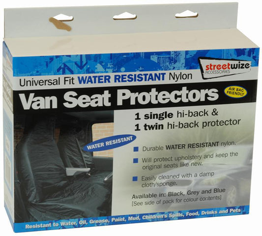 STREETWIZE - SWSC14 - SEAT COVERS, VAN, FRONT, GREY
