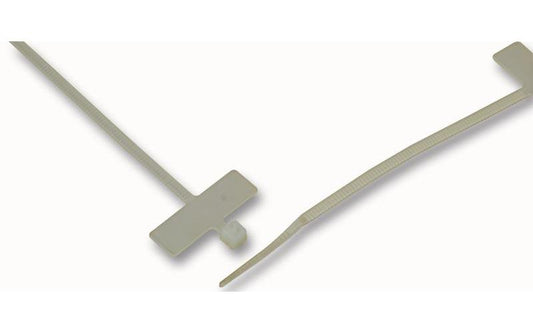 PRO POWER - H100/25TIC - WRITE ON CABLE TIES 100 X 2.50MM
