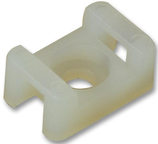 PARTEX - SM2NATURAL - CABLE TIE CRADLES NATURAL , 100 PACK