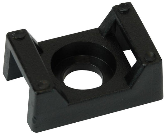 PARTEX - SM3BLACK - PARTEX CABLE TIE CRADLE BLACK , 100 PACK
