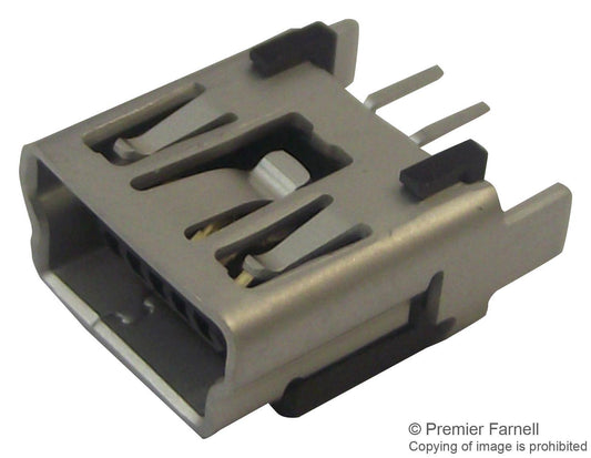 MOLEX - 5000751519 - SOCKET, USB MINI-B T/HOLE VERT