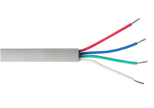 PRO POWER - CW1311 4 CORE WHITE - CW1311 4 CORE TELEPHONE CABLE 100 METRES