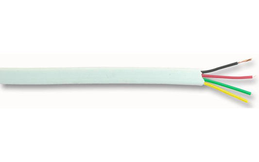 PRO POWER - FCC-68 - 4 CORE WHITE TELEPHONE CABLE 100 METRES