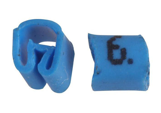 PRO POWER - PTV3 6 BLUE 100/BAG - CABLE MARKER, NO.6 BLUE BAG100
