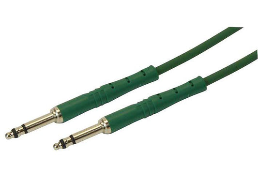 NEUTRIK - NRA-TT 1FT GREEN - BANTAM JACK PATCH LEAD, 1FT, GREEN