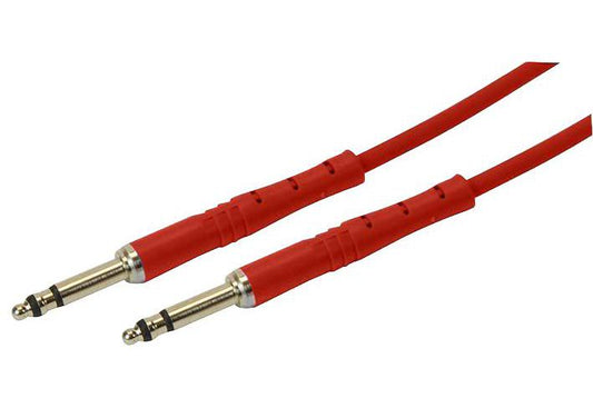 NEUTRIK - NRA-TT 1FT RED - BANTAM JACK PATCH LEAD, 1FT, RED