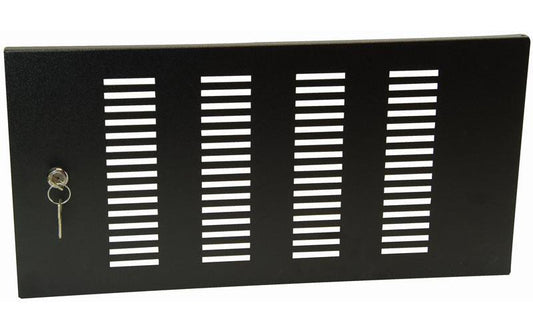 RACKZ - RD06C - VENTED LOCKING DOOR 6U HIGH FOR SHALLOW WALL MOUNT RACK