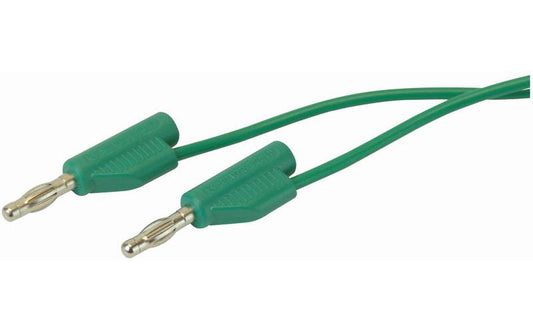 PRO SIGNAL - JR9235-1.5M GREEN-ROHS - TEST LEAD, 4MM PLUG-PLUG GREEN 1.5M