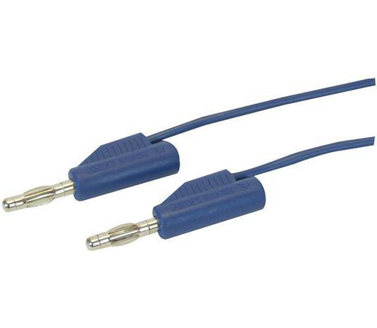 PRO SIGNAL - JR9235-1M BLUE-ROHS - TEST LEAD, 4MM PLUG-PLUG BLUE 1M