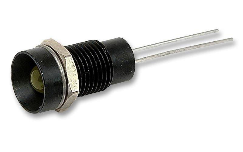 MC19051002 LED Indicator, BR, 5mm, Yellow