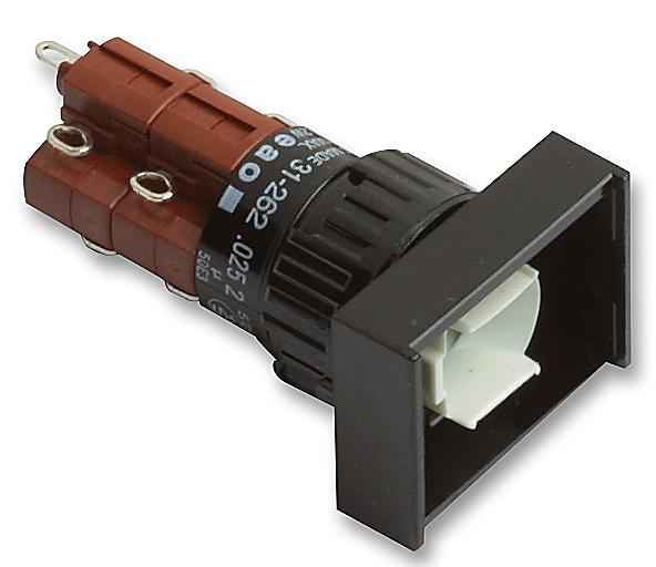31-152.025 Eao Square Momentary Push Button 2 C/O