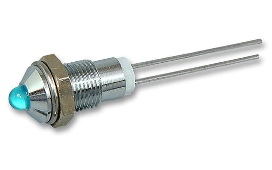 MC19020007 LED Indicator, CP, 3mm, Blue