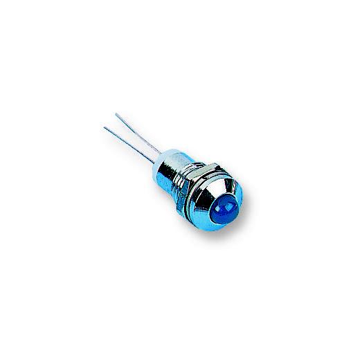 MC19040007 LED Indicator, CP, 5mm, Blue