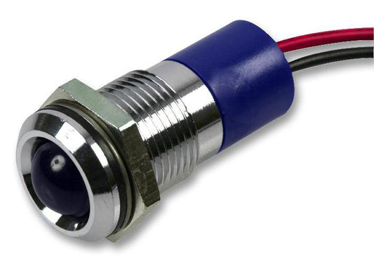 Q14P3CXXB12E Apem LED Indicator 14mm Proud Blue 12V