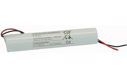 3DH4-0L4 Yuasa Battery , Ni-Cad 3Xd Stick Leads