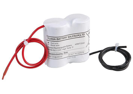 2DH4-0L3 Yuasa Battery , Ni-Cad 2Xd Side-Side Leads