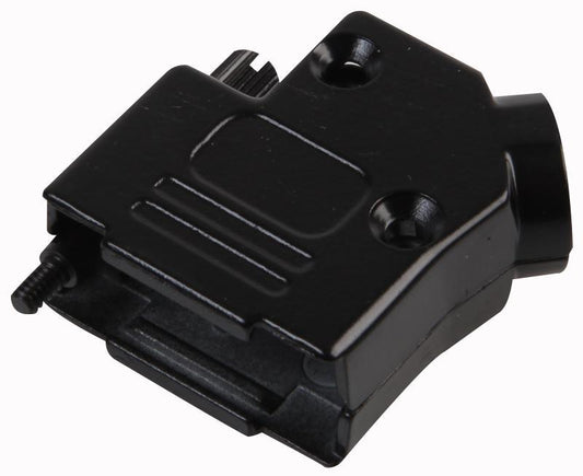 D45ZK9-BK-K Encitech Connectors AB Hood , D 9Way , Diecast , Black , 45Deg