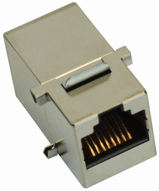 3101S-8821 Mbs Connect Panel Mt Coupler , 8P8C , Rj45 , Shielded