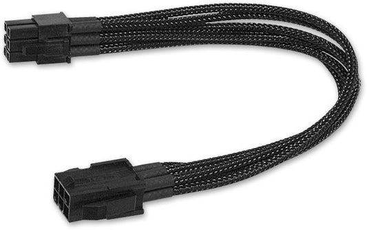 Nanoxia 6-Pin PCI-E Extension, 30 cm, Single Sleeve Internal PC Cable
