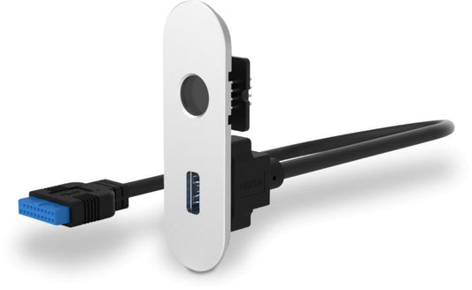 Streacom Front I/O Type-A USB Module, Black, ST-DX2-FIOA-400B