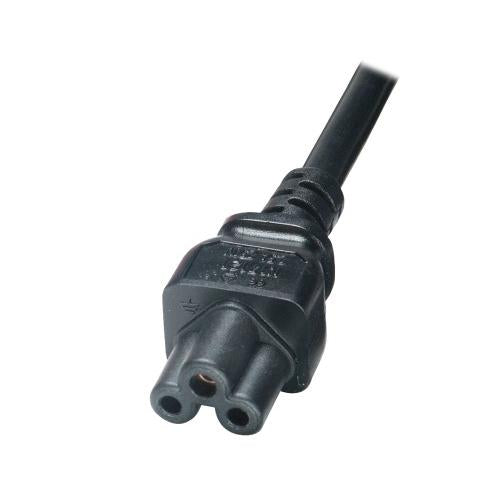Cloverleaf C5 Euro Mains Power Cord, 0.6m