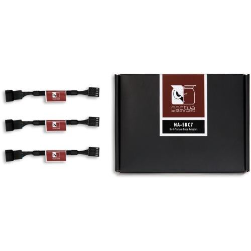 Noctua NA-SRC7 4-Pin PWM Low-Noise Adaptors, 3 pack