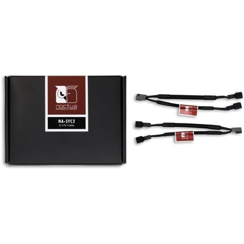 Noctua NA-SYC2 3-Pin Fan Y-Cables, 2 pack