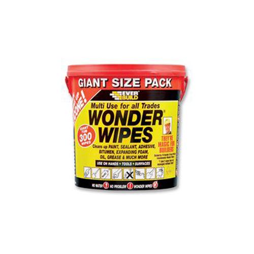 Everbuild cleaning wonder wipes 300 tub