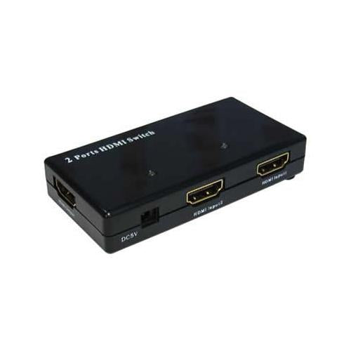 2 PORT HDMI SWITCH/SPLITTER/BOX/ HDTV/HD/DVD/PS3 + Amplifier