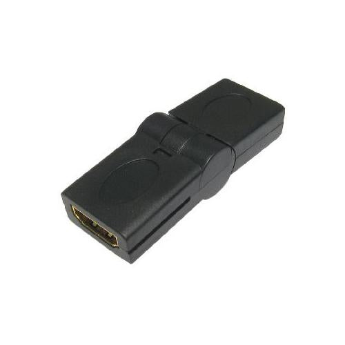 HDMI Swivel Cable Coupler Right Angle Adapter Female -F