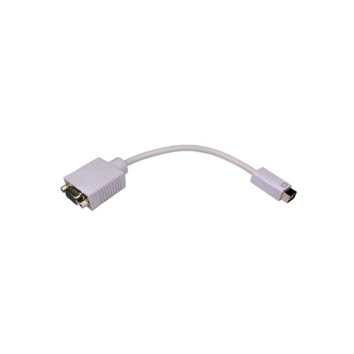 Mini DVI Male to VGA Female Cable Lead 20 cm