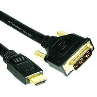 HDMI to DVI Gold Cable v1.3 Video LCD HDTV Lead 1m