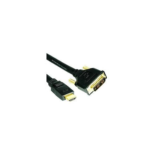 HDMI to DVI Gold Cable v1.3 Video LCD HDTV Lead 5m