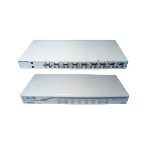 KVM 8 Port VGA PS2 Switch Box Keyboard Video Mouse