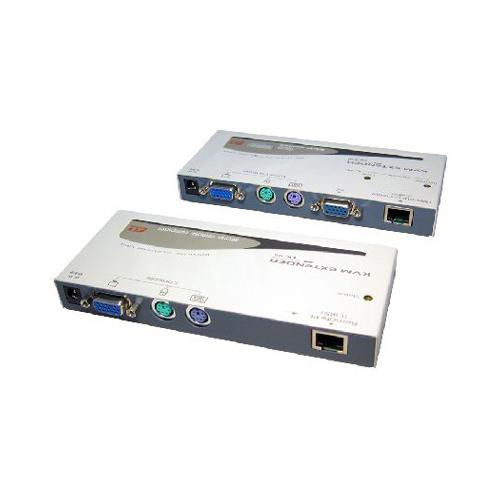 KVM 2 Port Console Extender Control 1 PC from 2 places