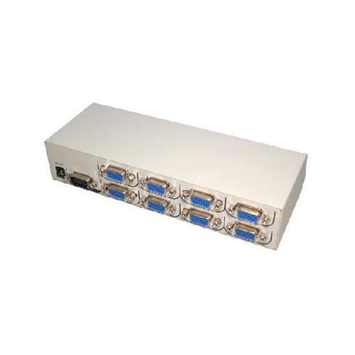 PW Video Splitter 8 Port VGA Signal Duplicate 300 Mhz