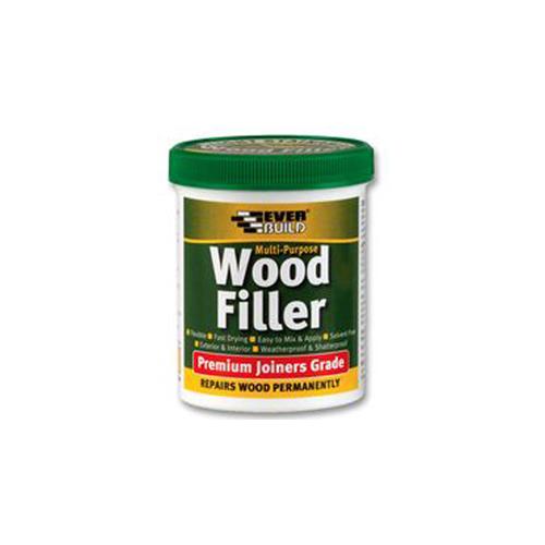 Everbuild wood filler, 250ml mahogany