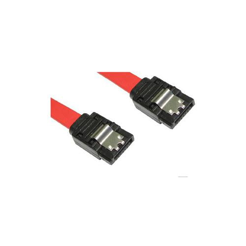 SATA 2 Cable Lead Straight Red 90cm Locking connectors