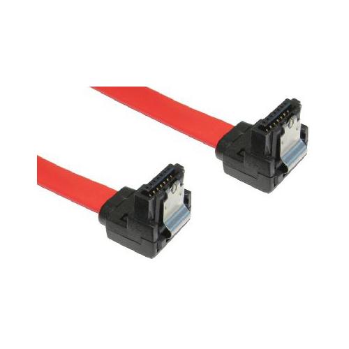 SATA 2 Data Cable Right Angle 90cm Locking Connectors