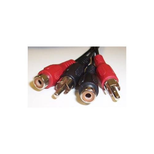 2RR-310 10m Double RCA Phono Male to Female Cable Lead