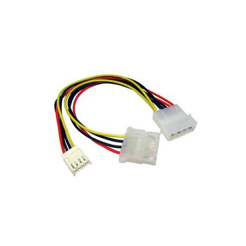 Internal Molex LP4 to Floppy Drive FDD Power Connector Cable