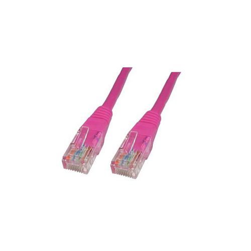 Cat 5e RJ45 UTP Ethernet Network LAN Cable Pink 10 Metres