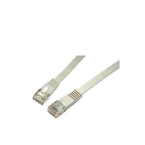 Cat 5e FLAT Ethernet Network LAN Cable Grey 5 Metres